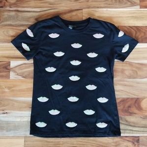 Forever 21 sequin lip shirt